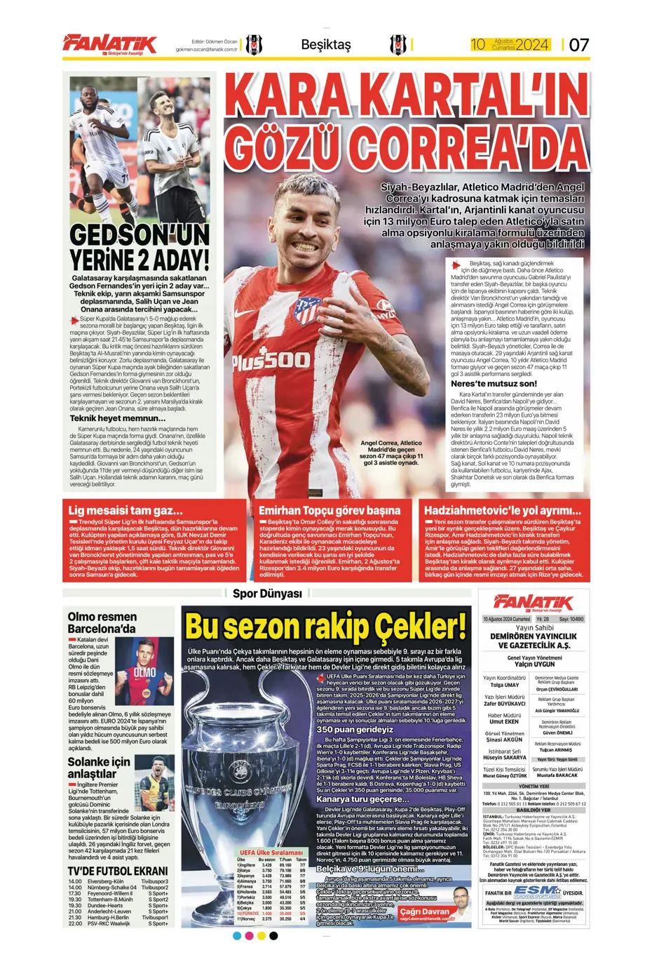 "Fenerbahçe Ferdi Kadıoğlu'nun alternatifini buldu" | Sporun manşetleri - 7