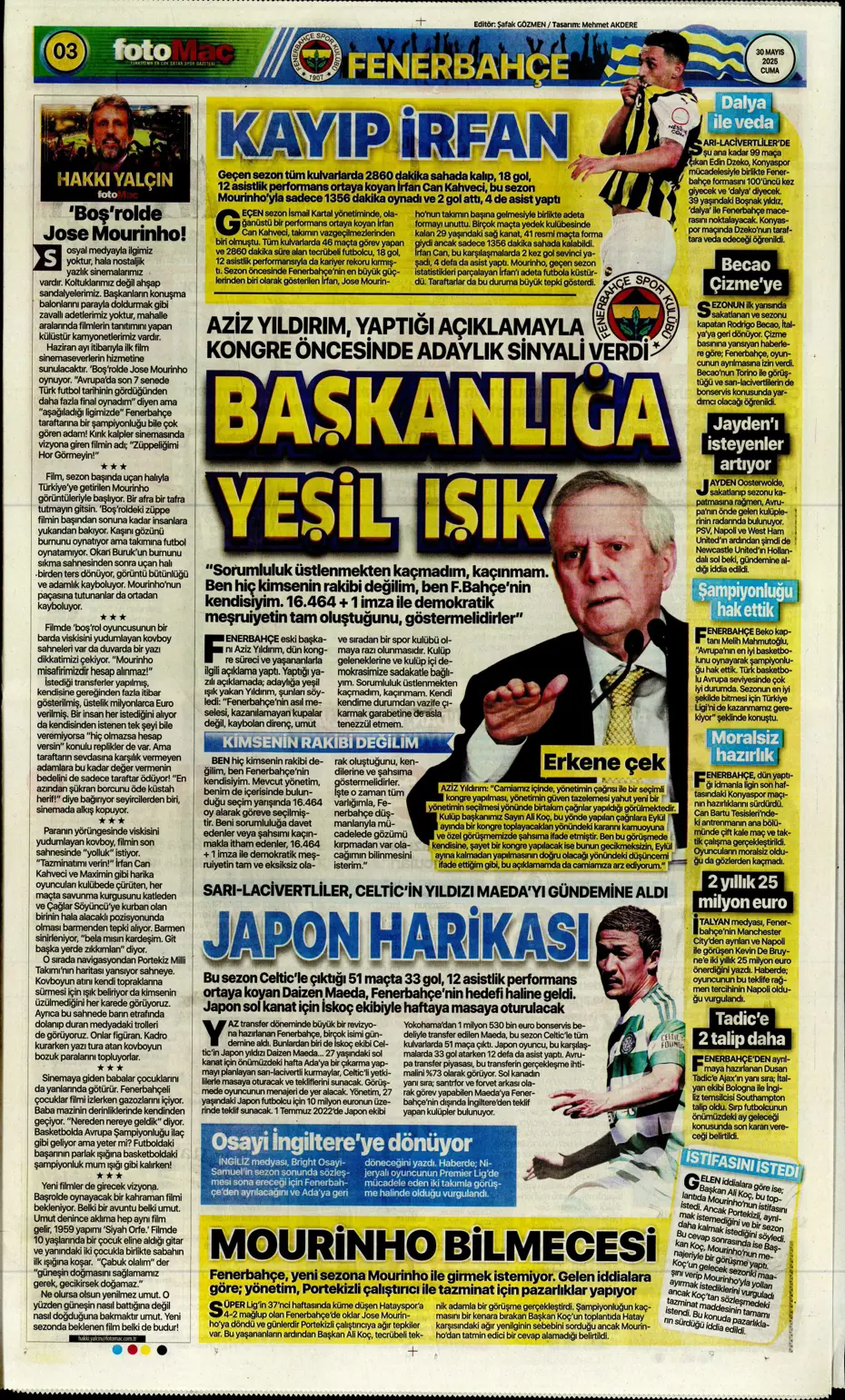 "Leroy Sane için büyük kapışma" | Sporun manşetleri - 10