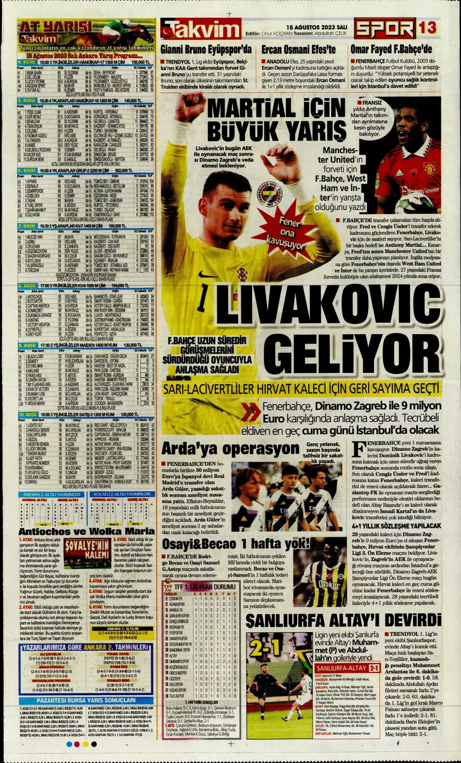 "Kartal'ı Gedson uçurdu" | Sporun Manşetleri - 38