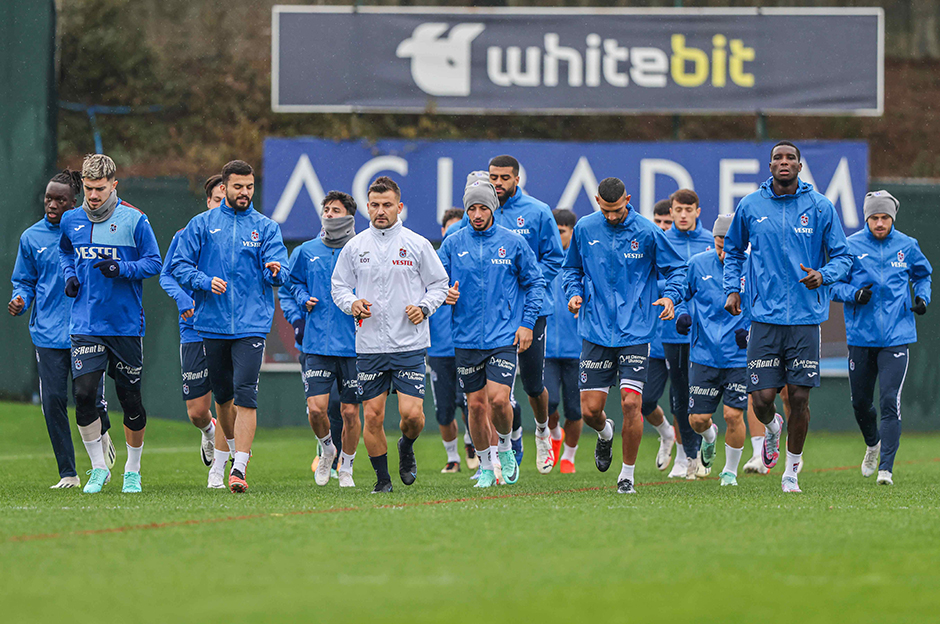 Trabzonspor, Yılport Samsunspor maçı hazırlıklarını sürdürdü