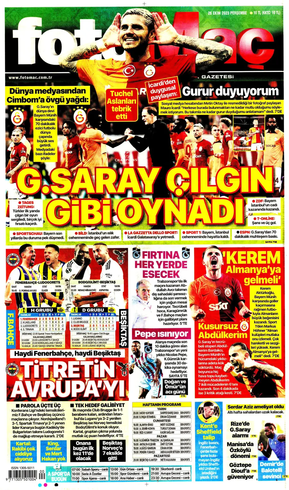 "Okan hoca haklıymış!" | Sporun manşetleri (26 Ekim 2023) - 11 "Okan hoca haklıymış!" | Sporun manşetleri (26 Ekim 2023) - 11