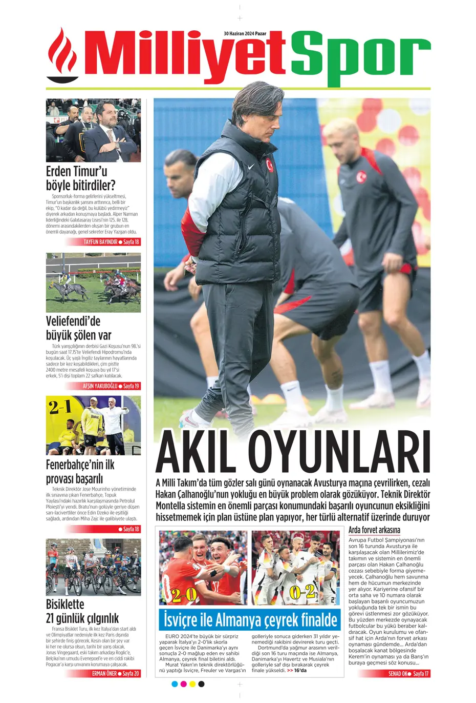 "Galatasaray'dan Goretzka seferi" | Sporun Manşetleri (30 Haziran 2024) - 23 "Galatasaray'dan Goretzka seferi" | Sporun Manşetleri (30 Haziran 2024) - 23