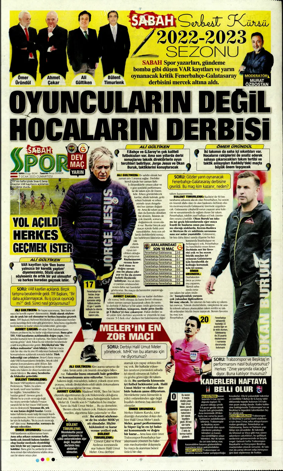 Sporun manşetleri (7 Ocak 2023) - 21