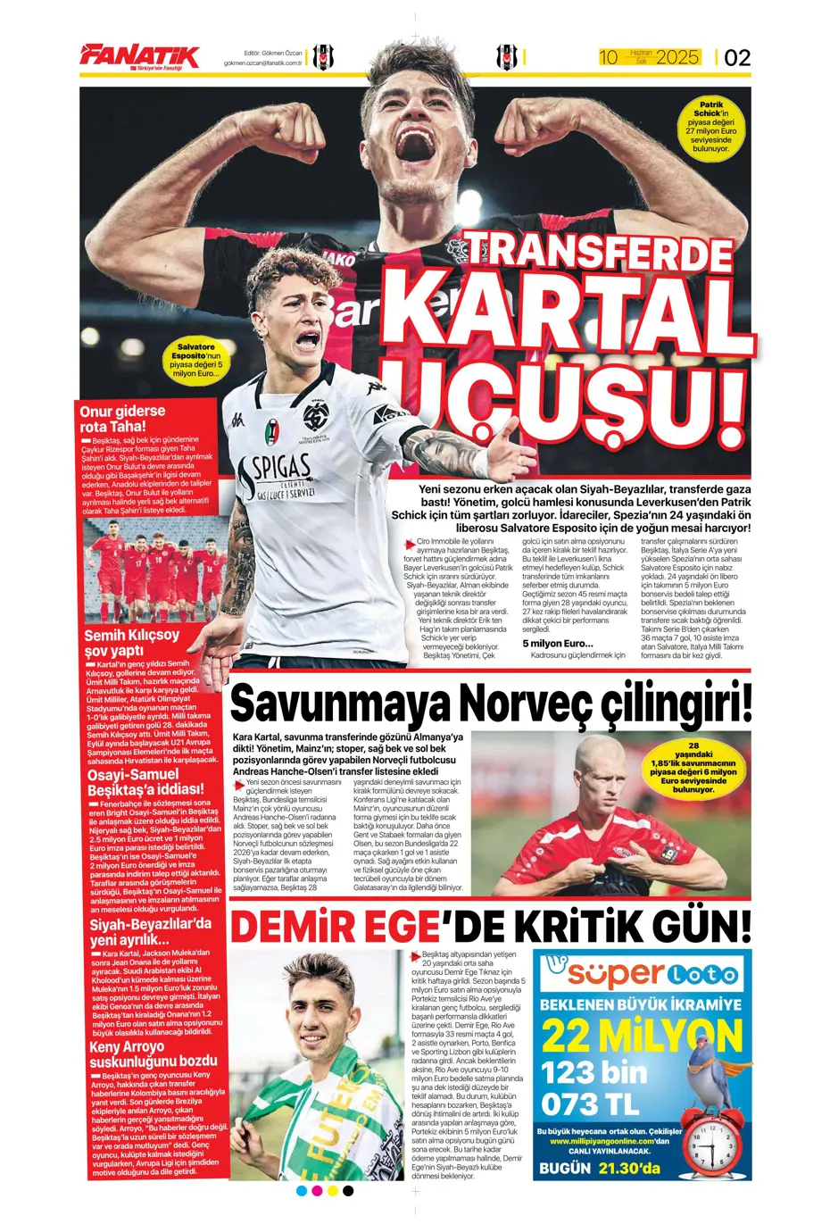"En-Nesyri ile yılın takası" | Sporun manşetleri - 4 "En-Nesyri ile yılın takası" | Sporun manşetleri - 4