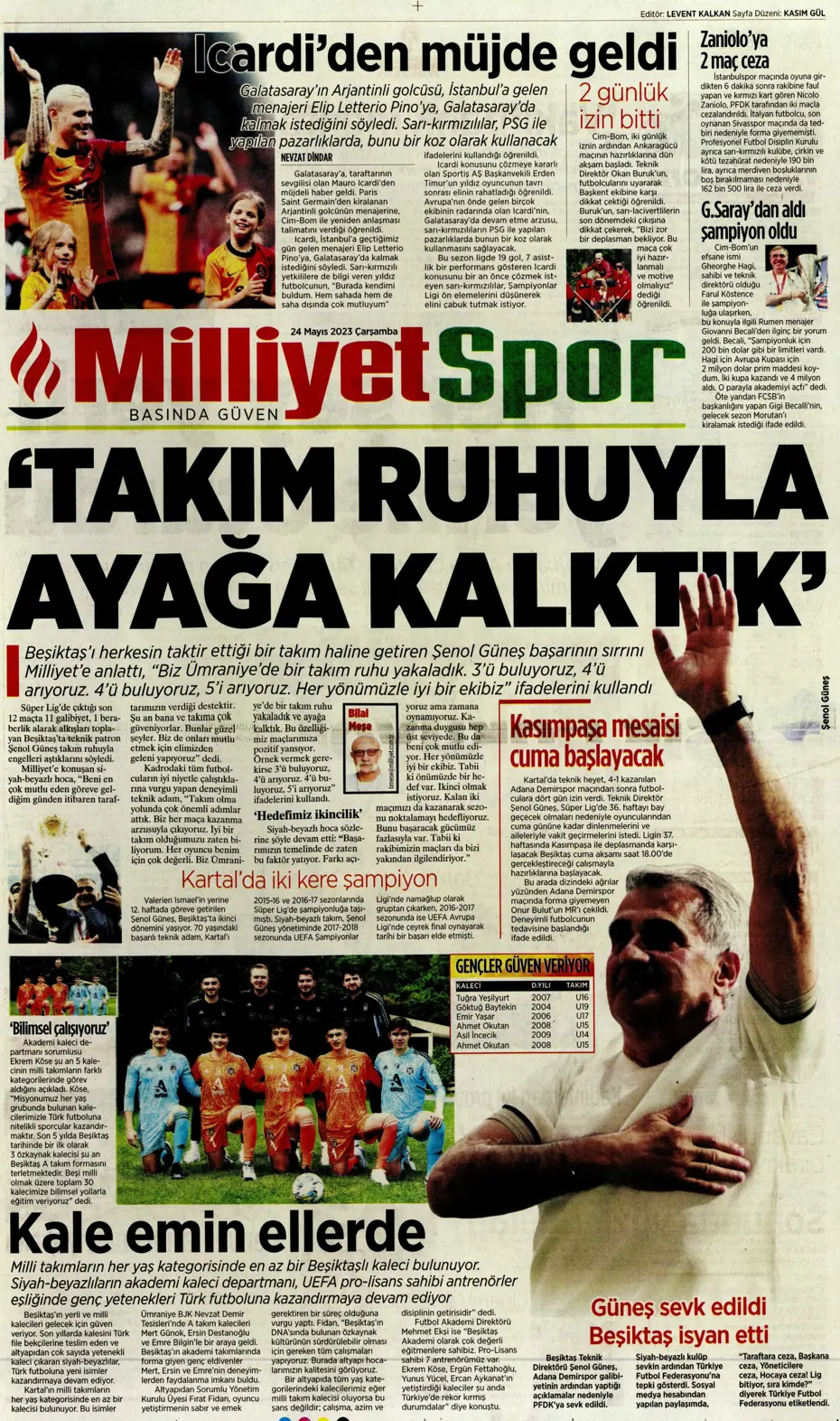 "Aslan'da taarruz başladı" | Sporun Manşetleri - 14
