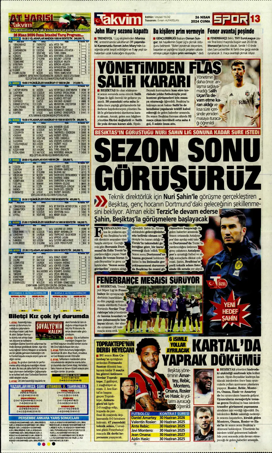 "Osayi Samuel'e 12 milyon euro" | Sporun manşetleri - 32