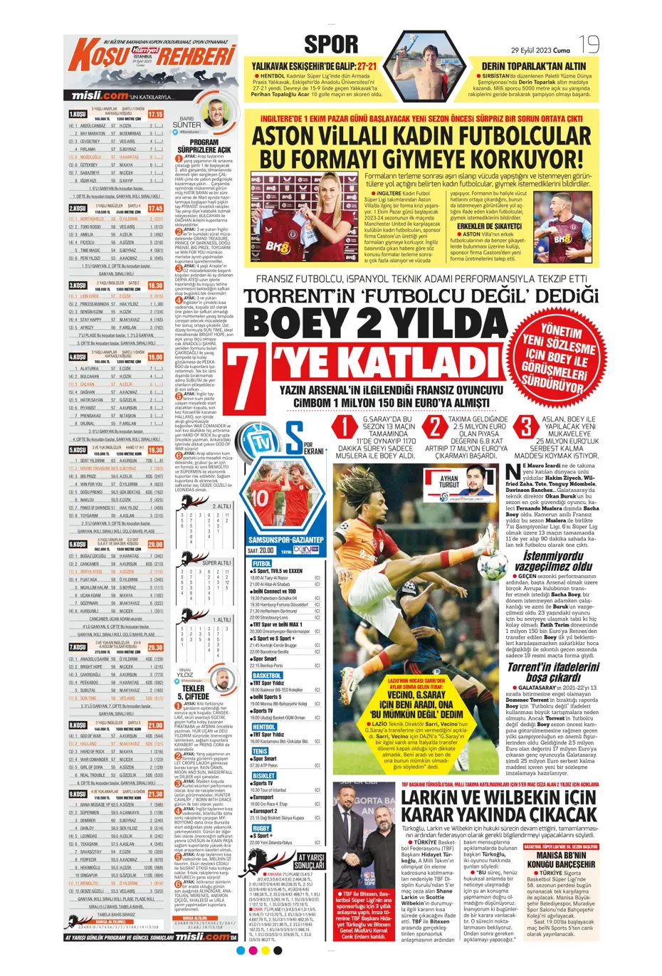 "Fenerbahçe gollerle coştu" | Sporun Manşetleri - 18 "Fenerbahçe gollerle coştu" | Sporun Manşetleri - 18