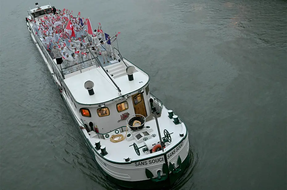 2024 Paris Olimpiyatları: Açılış töreninden kareler - 15