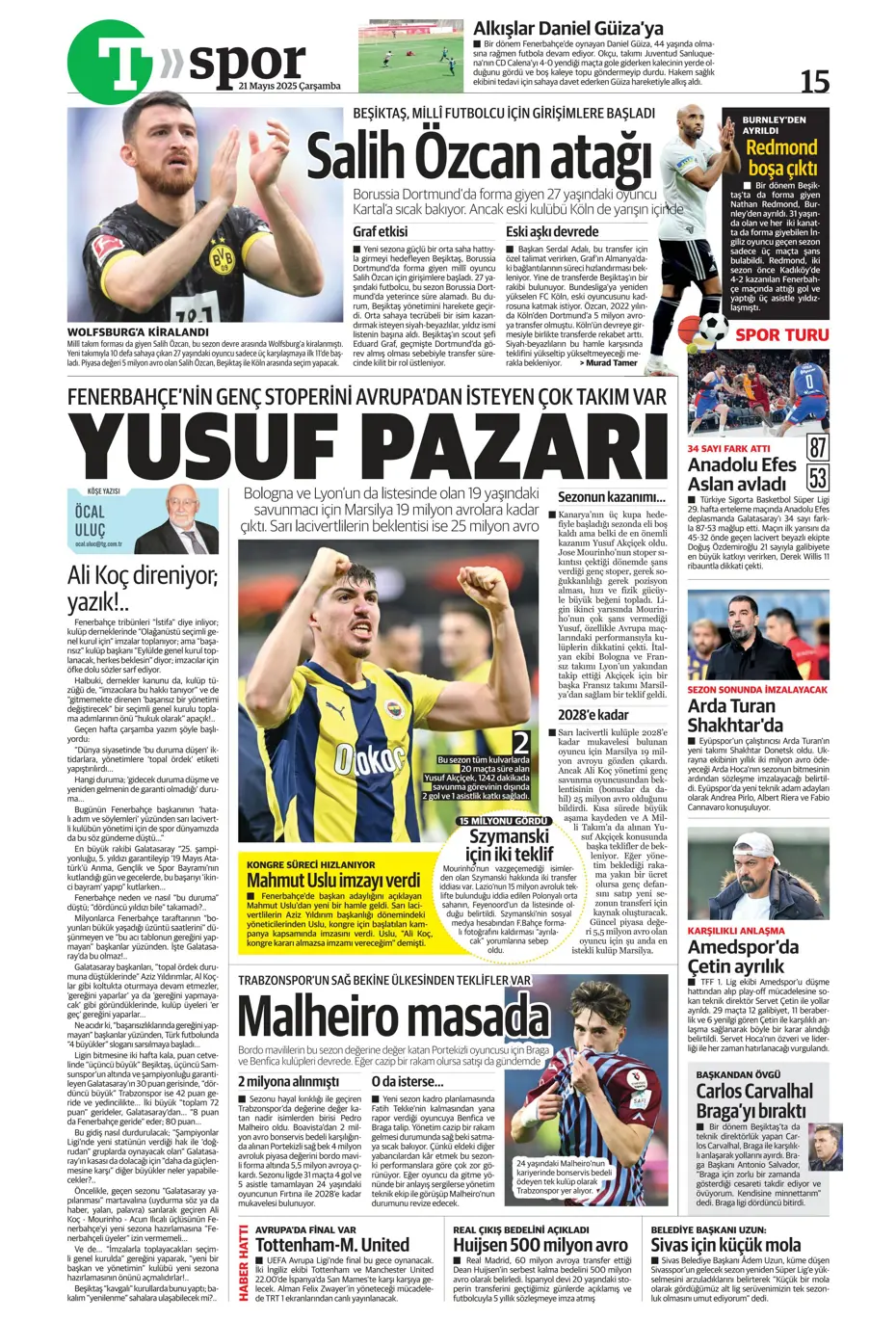 "İşte Sane teklifi" | Sporun manşetleri - 33