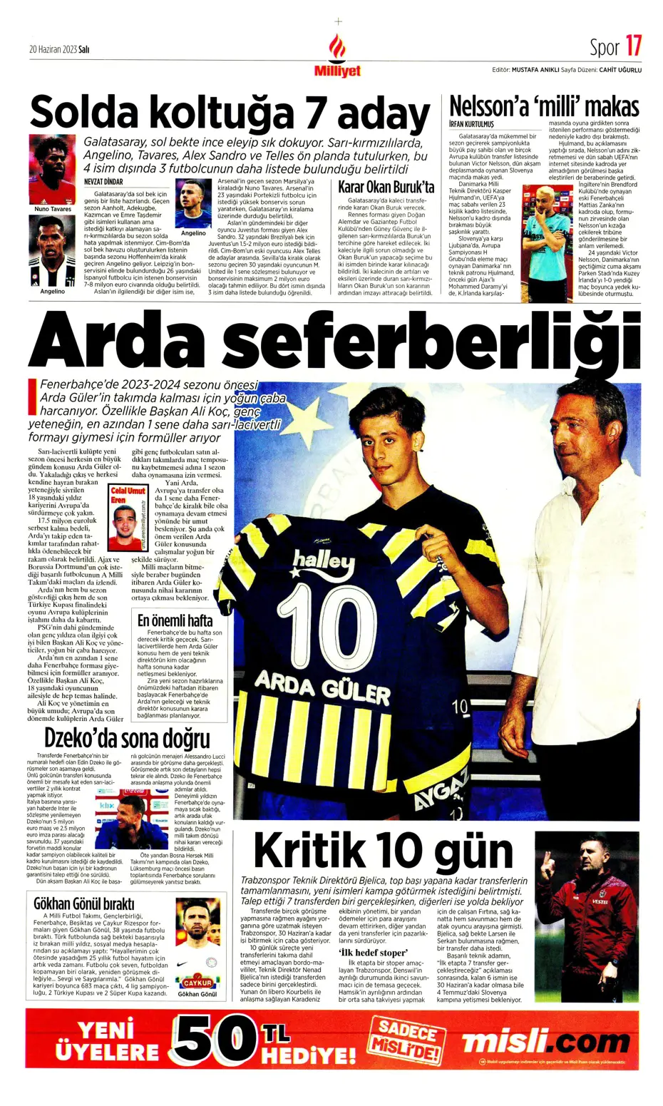 "Bekle bizi Almanya" | Sporun Manşetleri - 16
