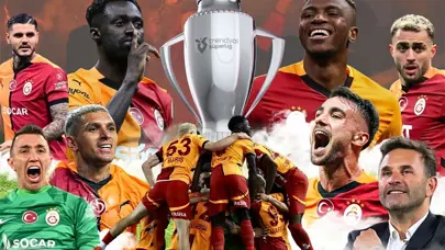 Trendyol Süper Lig'de şampiyon Galatasaray: 5. yıldızı taktı