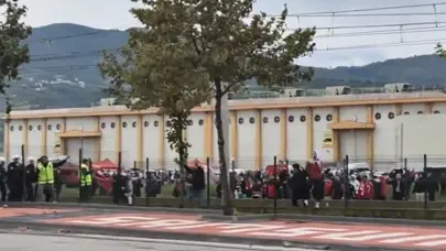 Samsunspor - Fenerbahçe maçı öncesi olay çıktı