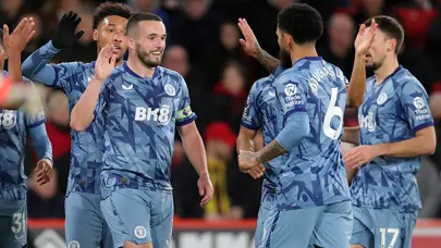 Aston Villa deplasmanda 5 golle kazandı