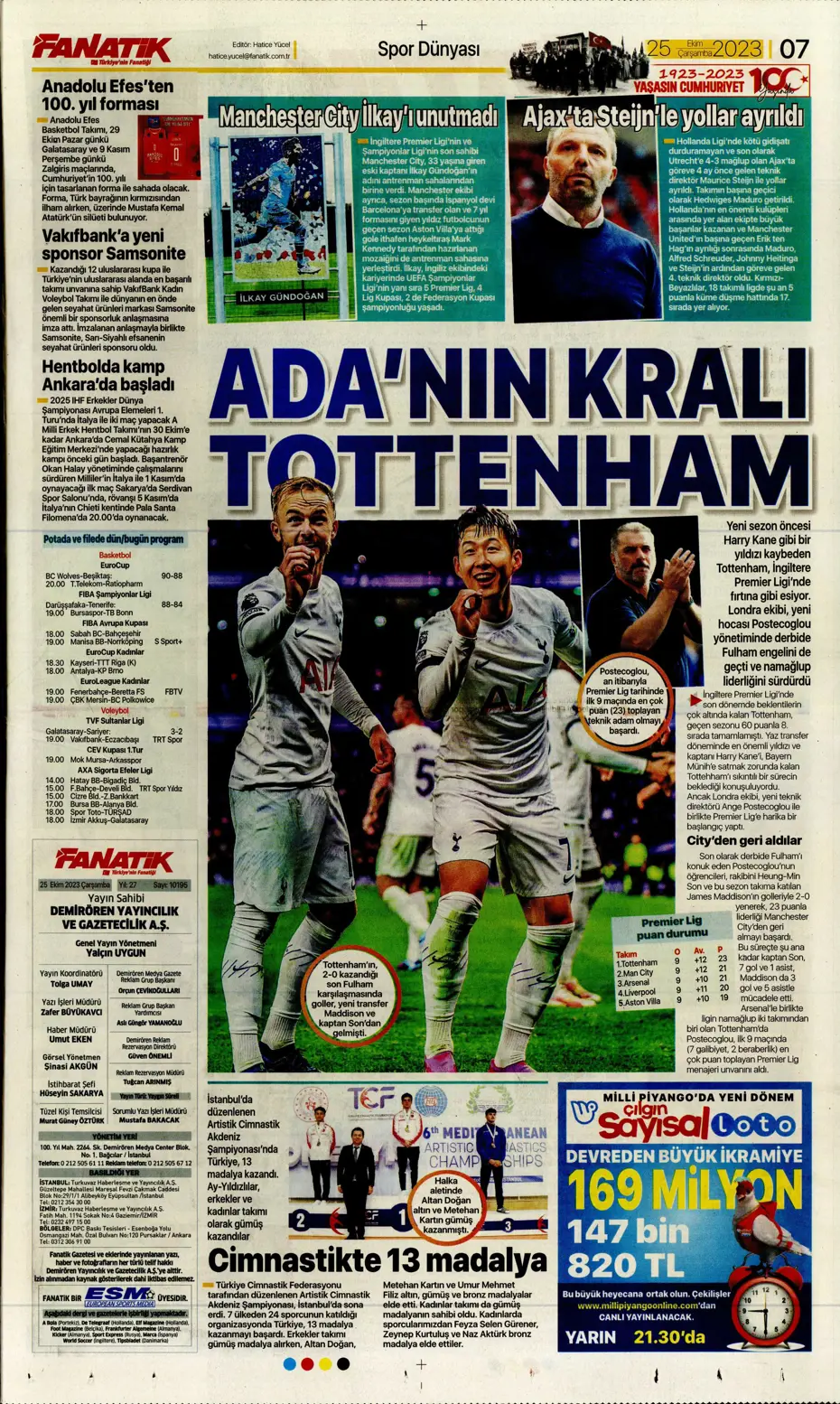 "Adaletin bu mu futbol?" | Sporun manşetleri (25 Ekim 2023) - 8