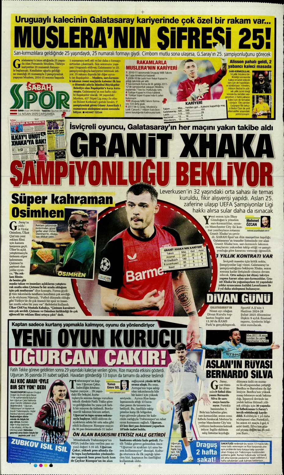 "Kim Min-Jae heyecanı" | Sporun manşetleri - 25