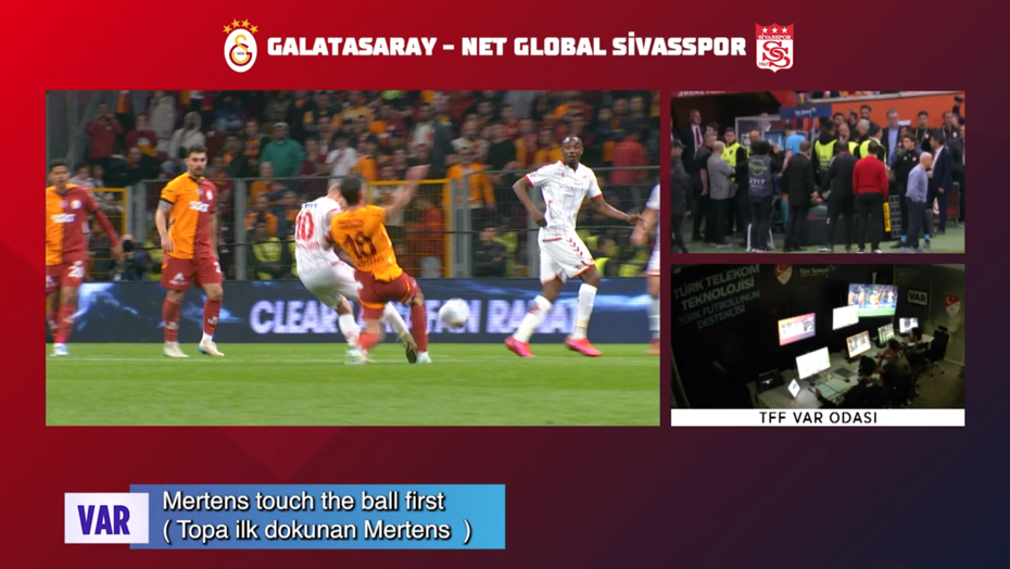 İptal edilen gol: Galatasaray-Sivasspor maçının VAR konuşmaları - 6 İptal edilen gol: Galatasaray-Sivasspor maçının VAR konuşmaları - 6