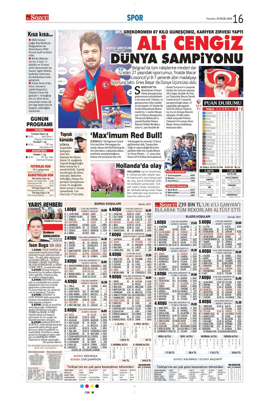 "Hesaplar Kahveci'den" | Sporun manşetleri (25 Eylül 2023) - 37