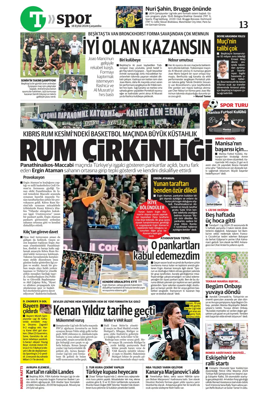"Jose Mourinho'dan derbi kararı" | Sporun manşetleri - 37