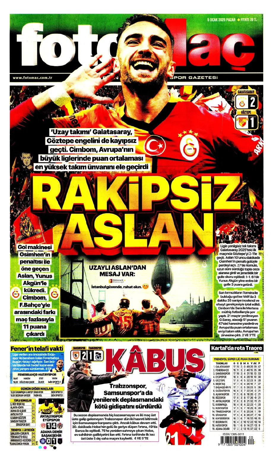 "31 milyon euroluk stoper Fenerbahçe'ye" | Sporun manşetleri - 6
