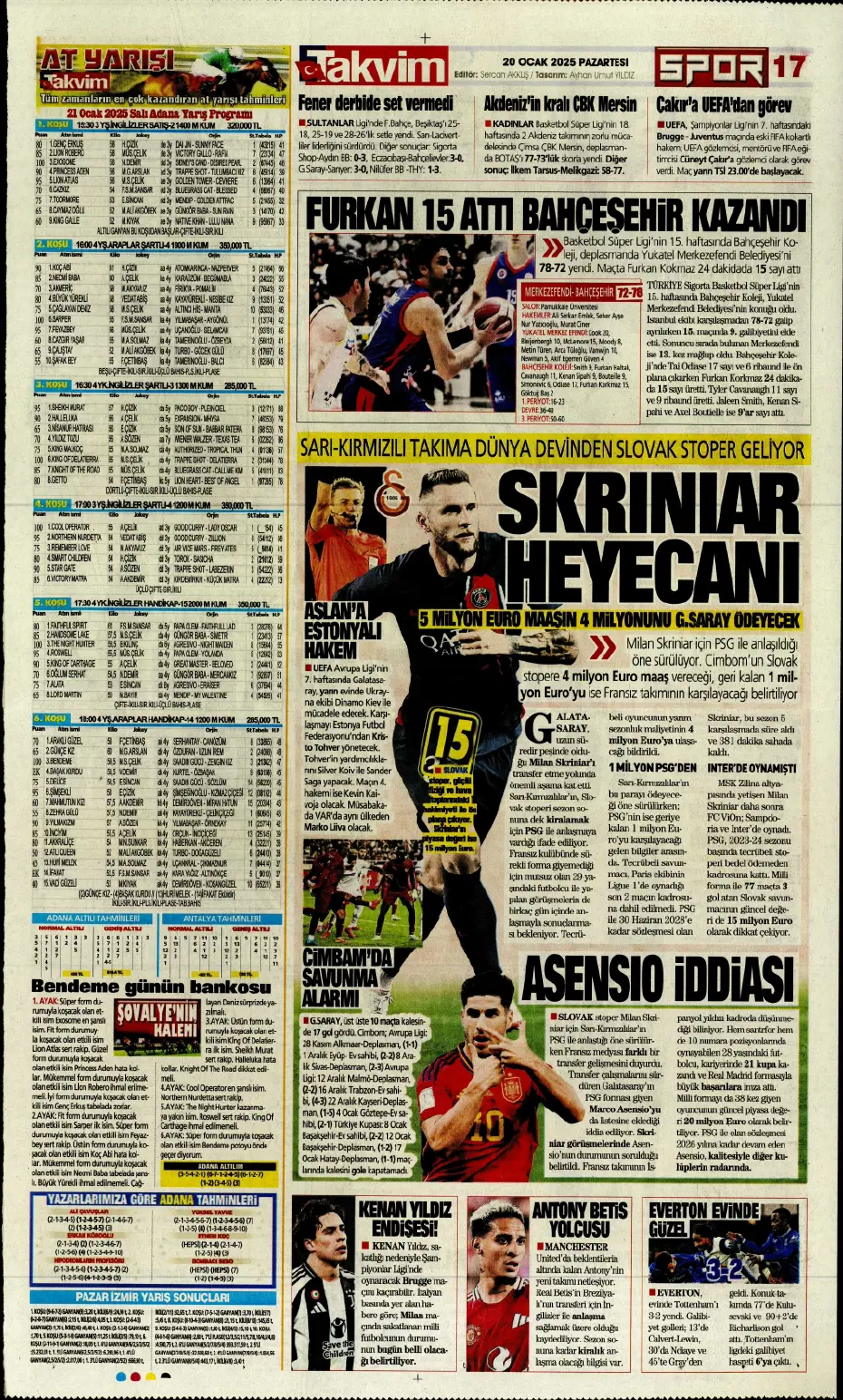 "Galatasaray dünyaca ünlü yıldızı İstanbul'a getiriyor" | Sporun manşetleri - 23 "Galatasaray dünyaca ünlü yıldızı İstanbul'a getiriyor" | Sporun manşetleri - 23