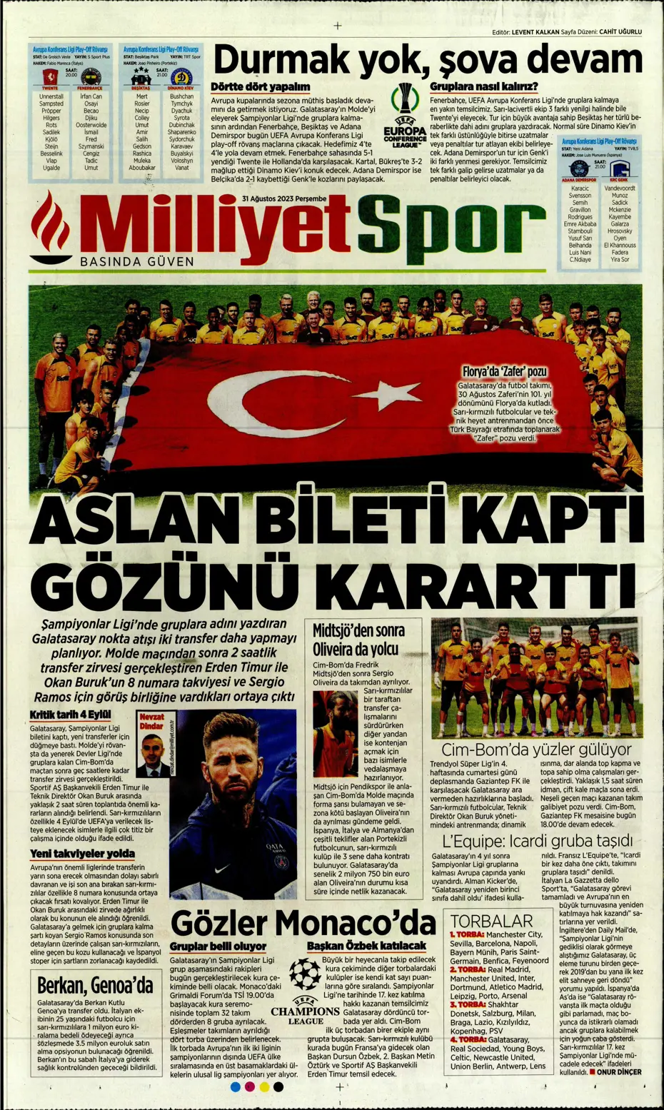 "Sergio Ramos formayı giydi" | Sporun manşetleri (31 Ağustos 2023) - 22 "Sergio Ramos formayı giydi" | Sporun manşetleri (31 Ağustos 2023) - 22