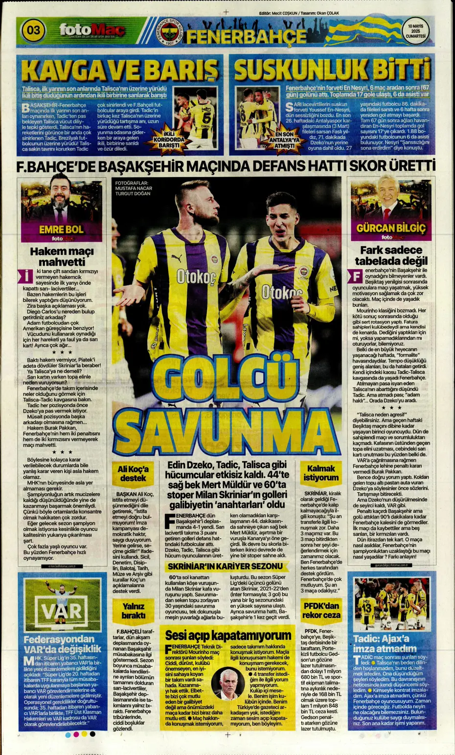 "Türkiye'de bir ilk oldu" | Sporun manşetleri (10 Mayıs 2025) - 8