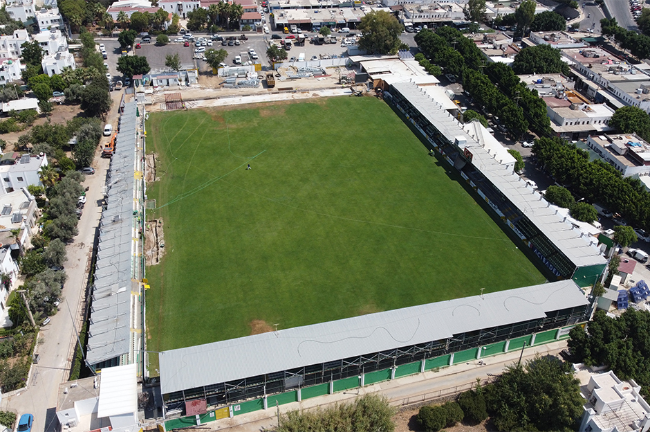 Bodrum Stadyumu'nda son durum için açıklama