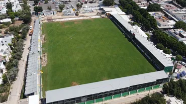 Bodrum İlçe Stadı'nda yeni sezon hazırlıkları sürüyor