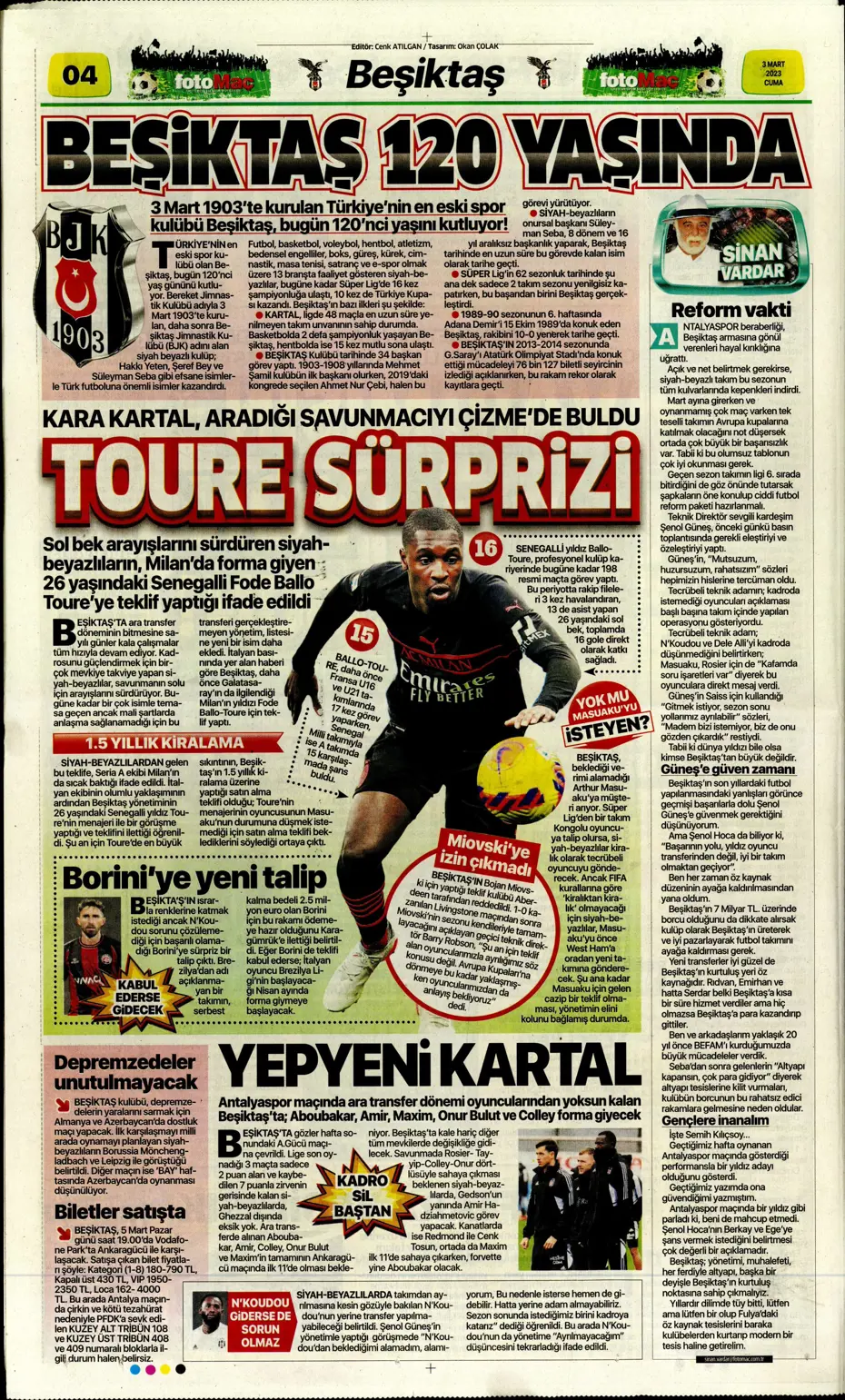 "Aslan'dan Liverpool çıkarması" - Sporun manşetleri - 13 "Aslan'dan Liverpool çıkarması" - Sporun manşetleri - 13