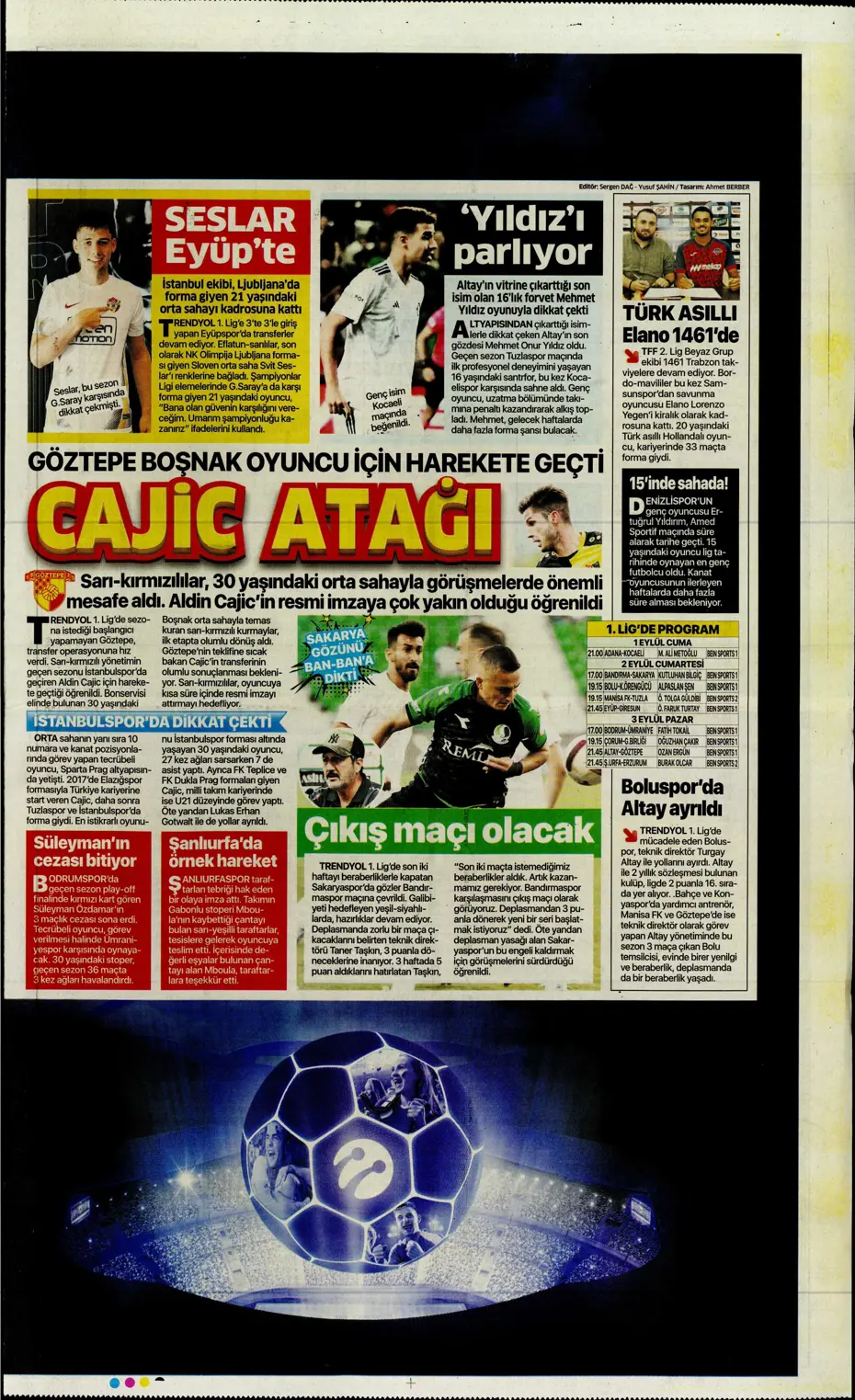 "Avrupa Avrupa duy sesimizi" | Sporun manşetleri (30 Ağustos 2023) - 19 "Avrupa Avrupa duy sesimizi" | Sporun manşetleri (30 Ağustos 2023) - 19