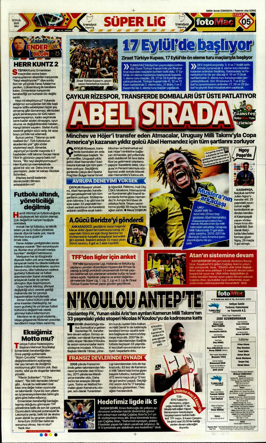 "Kartal'da Lingard sürprizi" | Sporun manşetleri (12 Eylül 2023) - 14