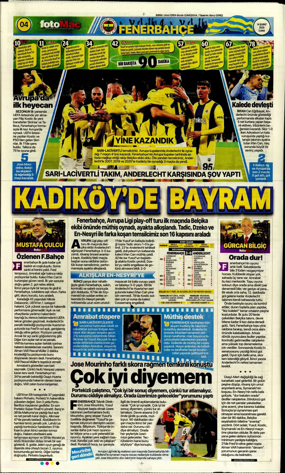 "Galatasaray'ın Avrupa AZabı" | Sporun manşetleri - 13 "Galatasaray'ın Avrupa AZabı" | Sporun manşetleri - 13