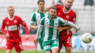 Konyaspor, Antalyaspor karşısında galibiyeti 90+1'de kaçırdı