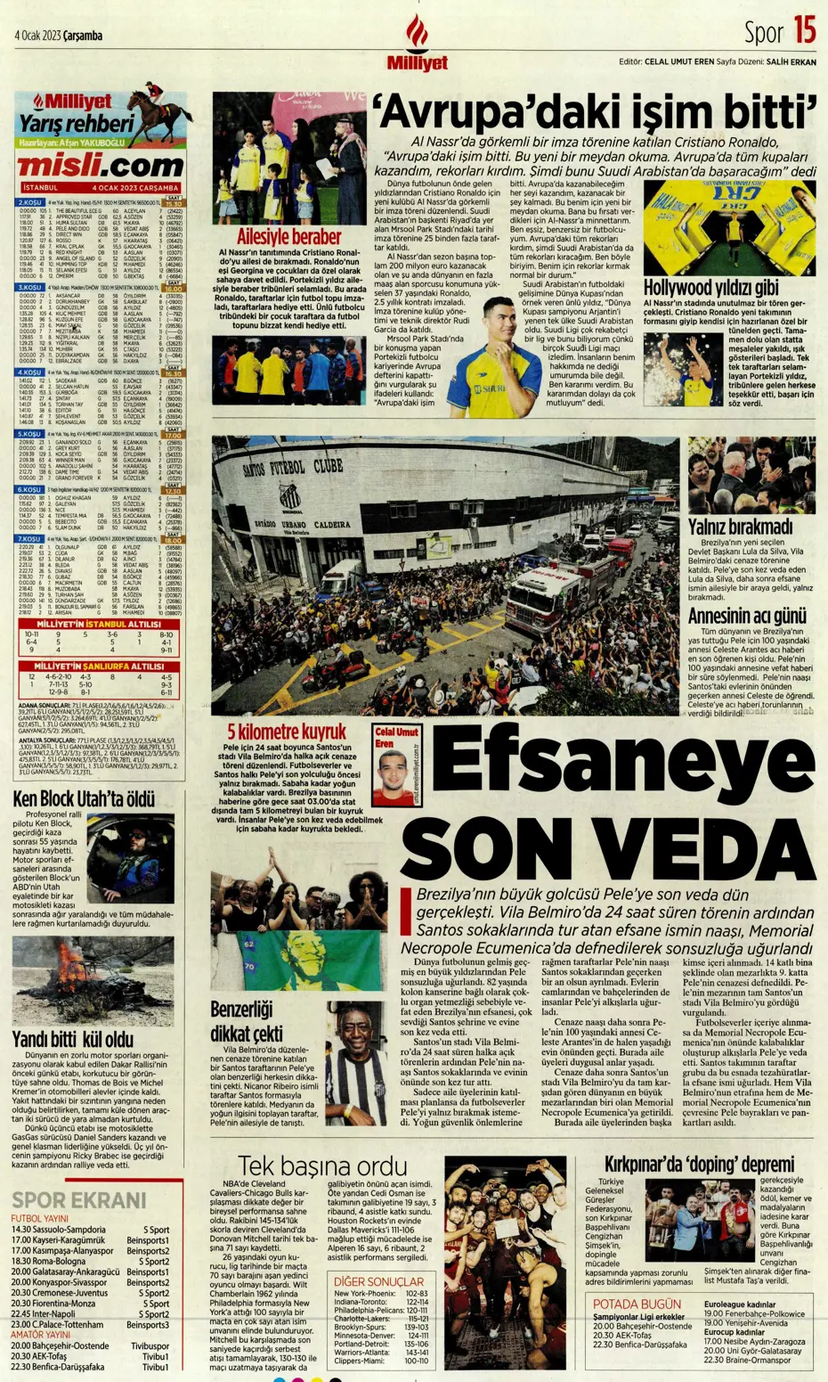 Sporun Manşetleri (4 Ocak 2023) - 24