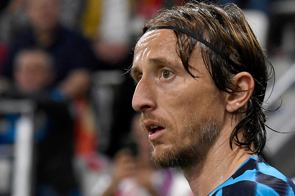 Luka Modric'in Hırvatistan-Türkiye maçında küfrettiği anlar yayına yansıdı