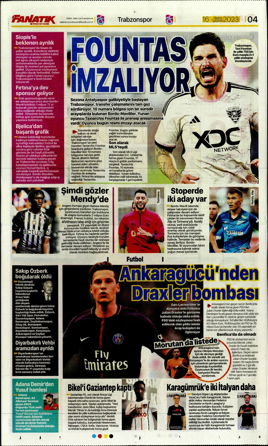 "Devler Ligi'ne kaldı 1 adım" | Sporun Manşetleri - 7