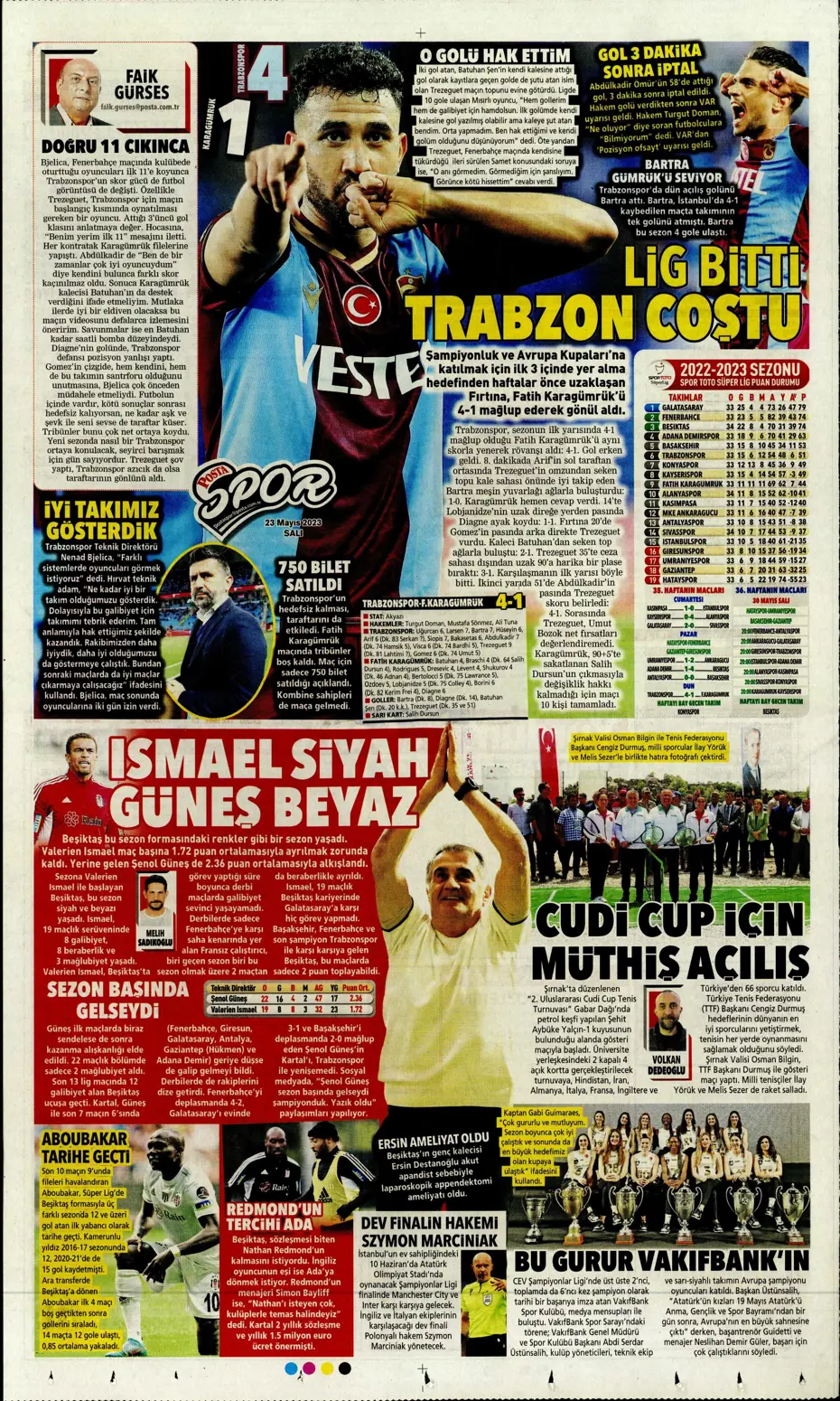 "Aslan'dan Devler Ligi hamlesi" | Sporun Manşetleri - 16 "Aslan'dan Devler Ligi hamlesi" | Sporun Manşetleri - 16
