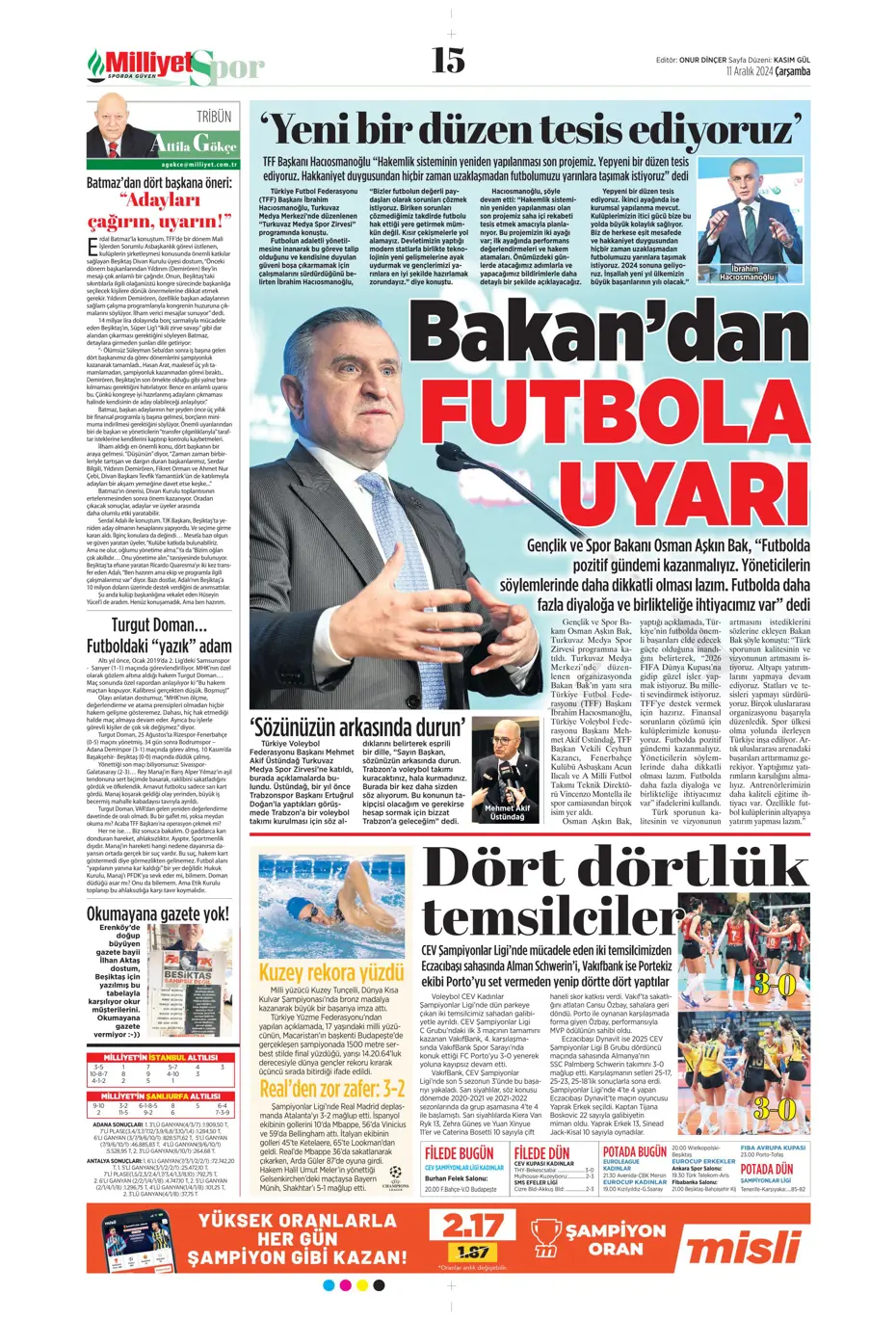 "Galatasaray'dan Talisca bombası" | Sporun manşetleri - 15
