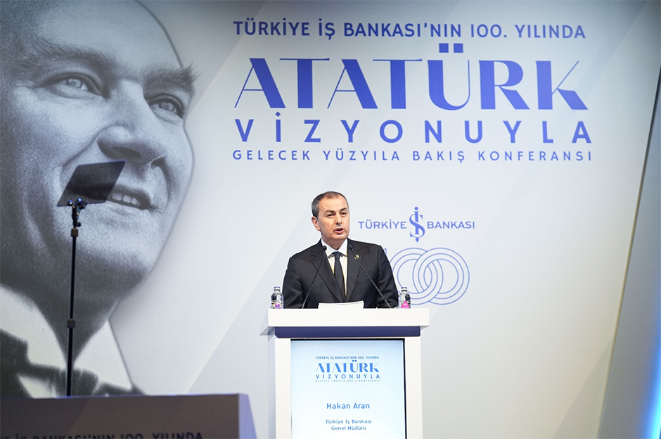 İş Bankası'ndan 100. yıl konferansı | Hakan Aran: Faizde ilk indirim kasımda olabilir