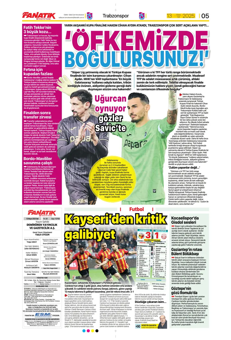 "Galatasaray, Osimhen için Napoli ile anlaştı" | Sporun manşetleri - 5