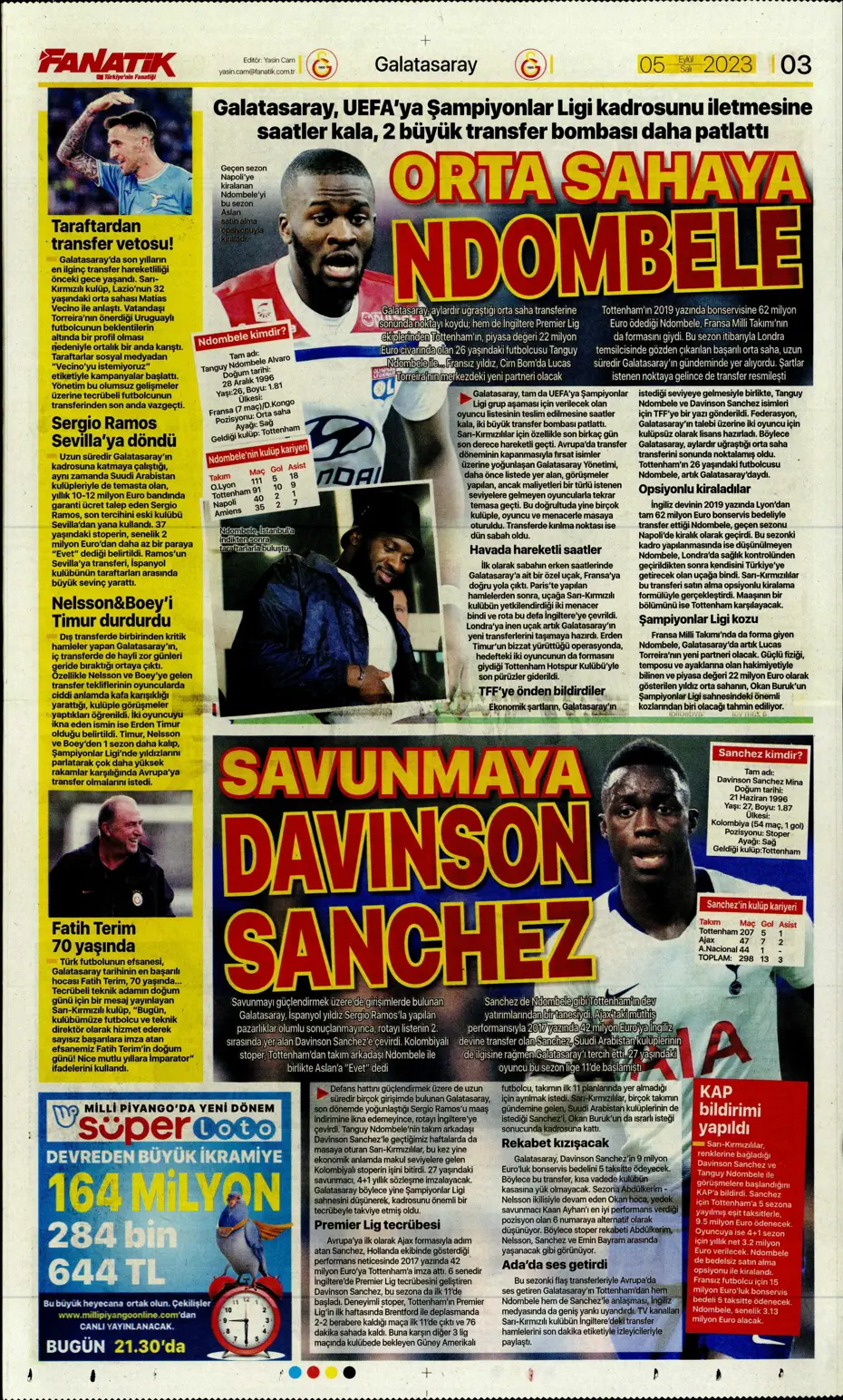 "Aslan'dan çifte bomba" | Sporun Manşetleri - 4 "Aslan'dan çifte bomba" | Sporun Manşetleri - 4