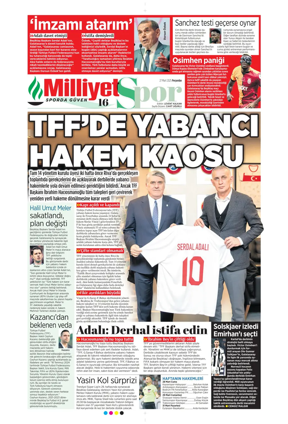"Fenerbahçe'ye Felix teklifi" | Sporun manşetleri - 22