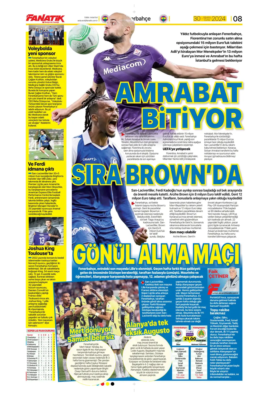 "Galatasaray yönetiminden flaş karar" | Sporun manşetleri (30 Ağustos 2024) - 11 "Galatasaray yönetiminden flaş karar" | Sporun manşetleri (30 Ağustos 2024) - 11