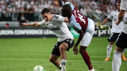 Şampiyonluk favorilerinden Aston Villa, Legia Varşova'ya yenildi