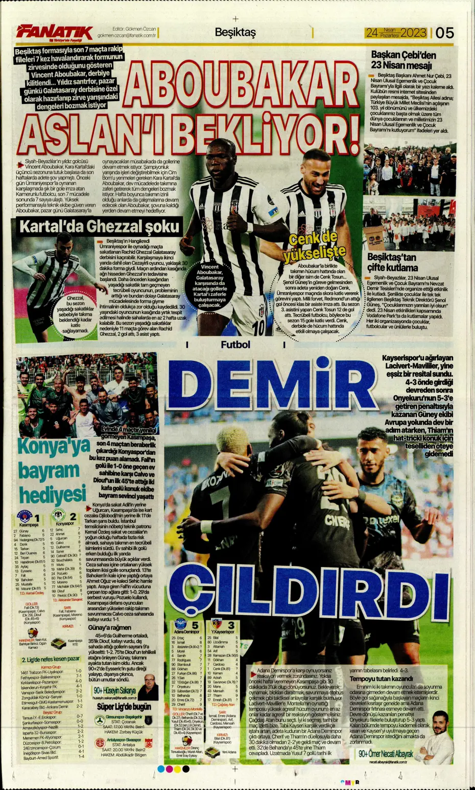 "Buruk bayram" | Sporun manşetleri (24 Nisan 2023) - 7