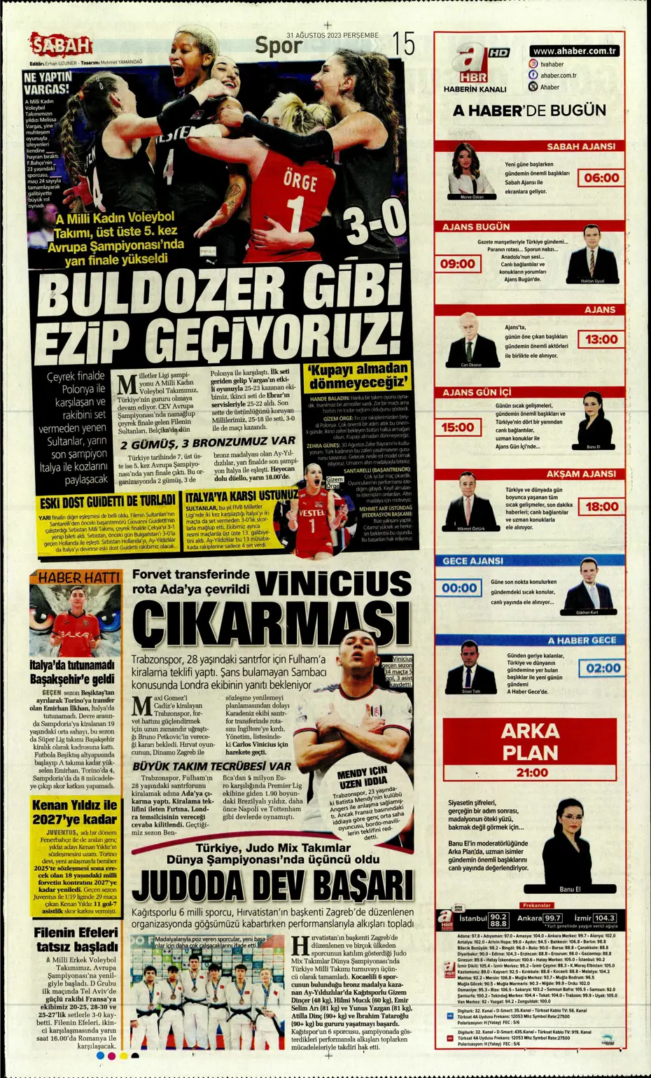 "Sergio Ramos formayı giydi" | Sporun manşetleri (31 Ağustos 2023) - 23 "Sergio Ramos formayı giydi" | Sporun manşetleri (31 Ağustos 2023) - 23