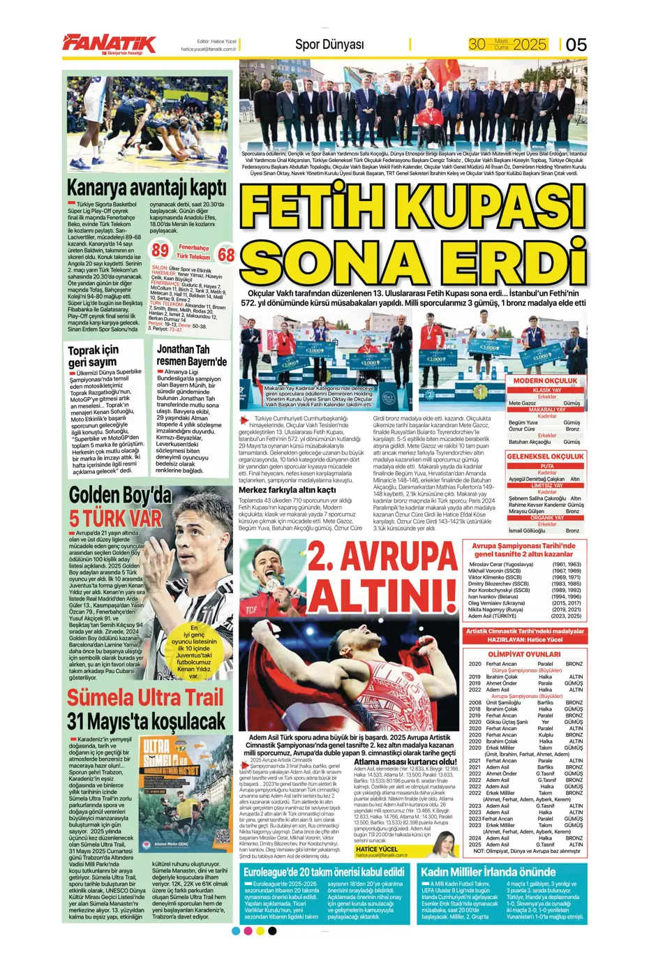 "Leroy Sane için büyük kapışma" | Sporun manşetleri - 9