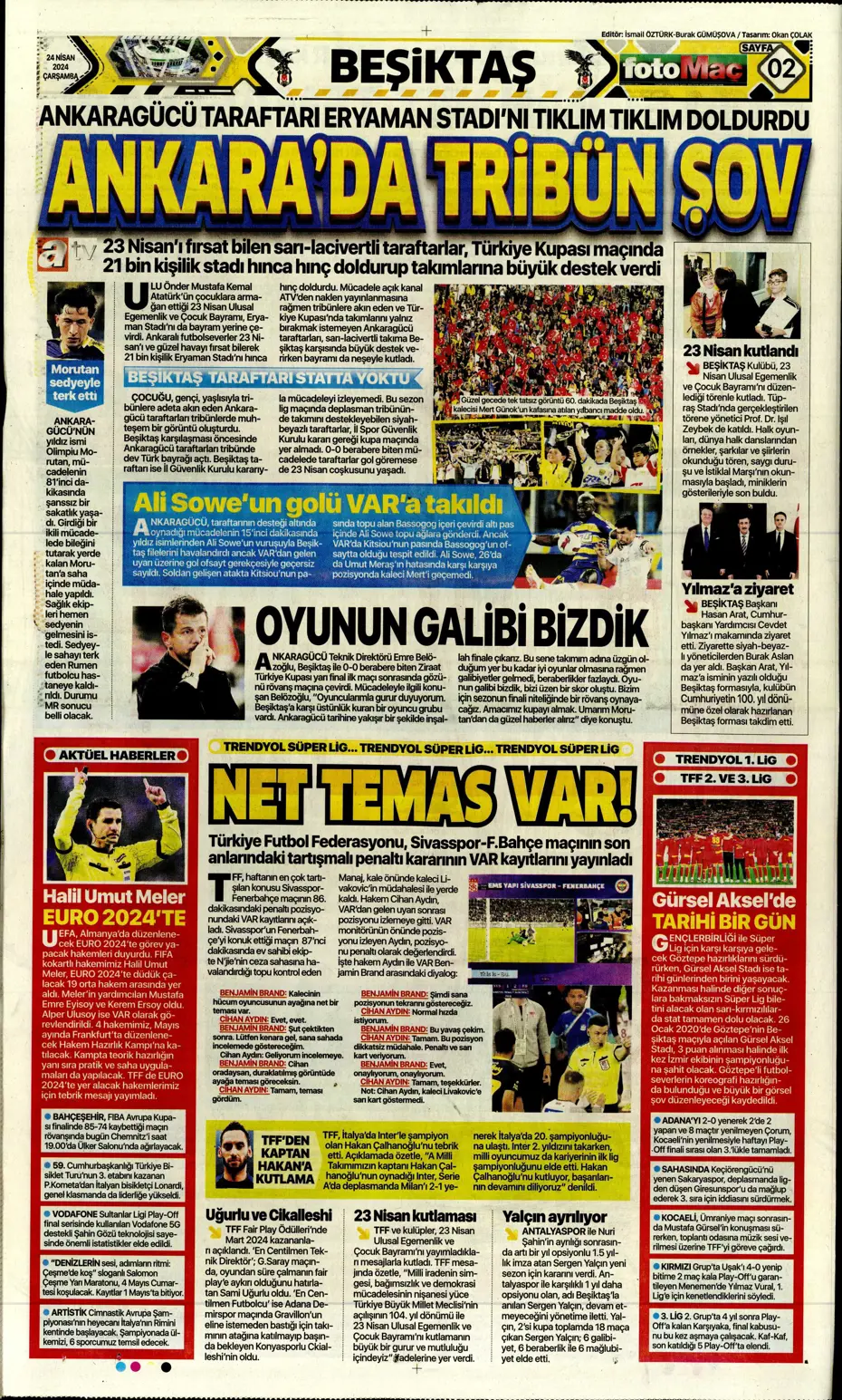 "Yeni Sacha Boey İtalya'dan" | Sporun manşetleri - 11