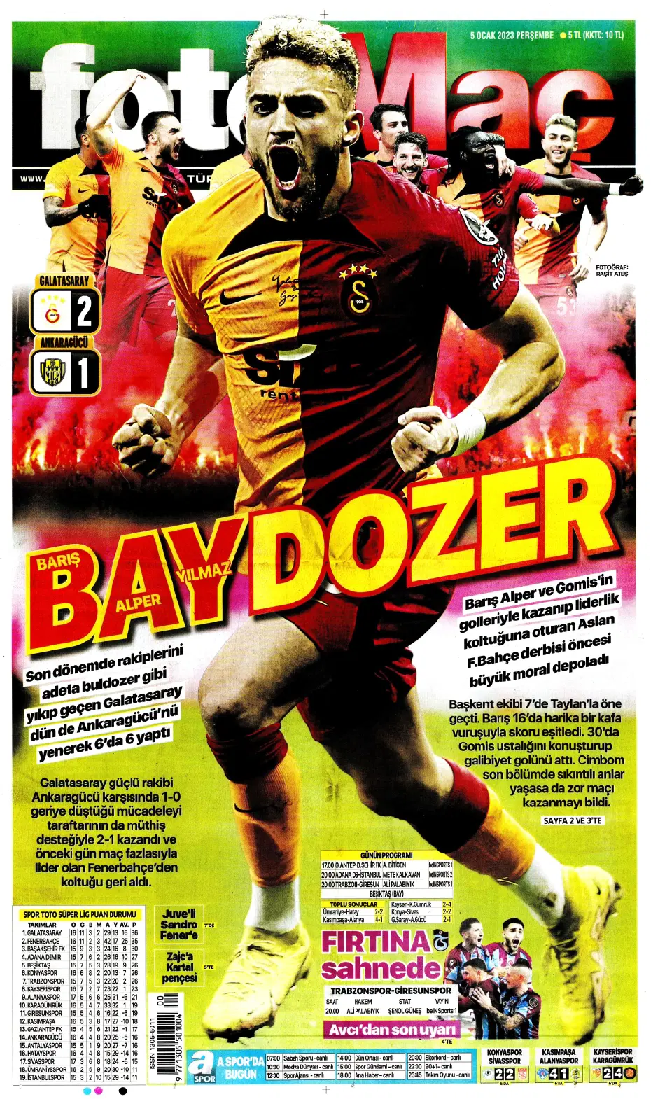 Sporun Manşetleri (5 Ocak 2023) - 10