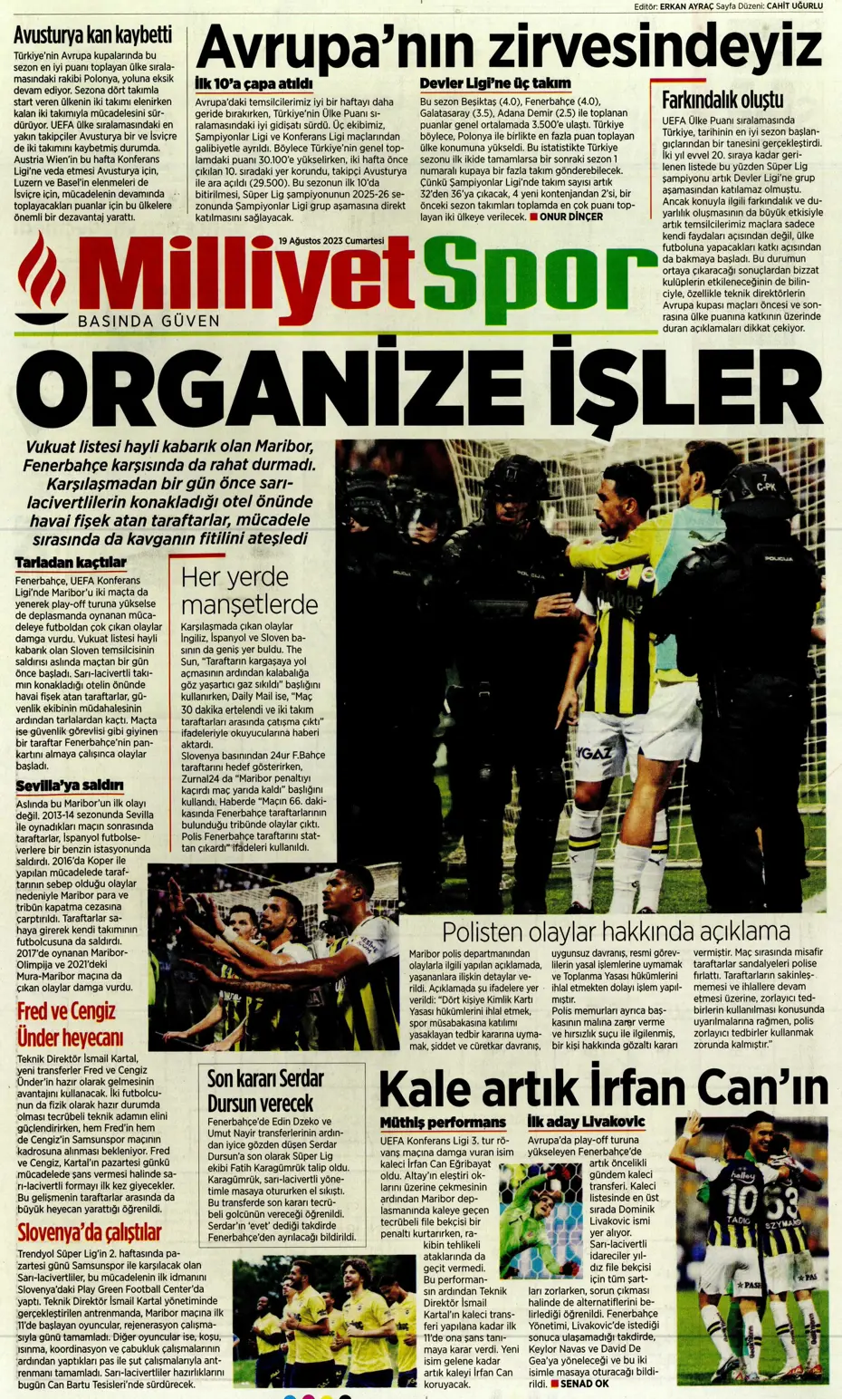 "Ramos'ta büyük kapışma" | Sporun Manşetleri (19 Ağustos 2023) - 23